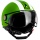 Casque Jet Astyle Acidul� Vert C130