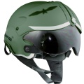 Casque moto GPA Aircraft Militaire Vert