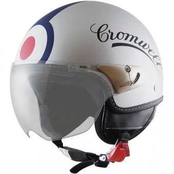 Casque Jet Cromwell Air Force Argent Mat