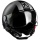 Casque Jet Astyle Basic Noir Brillant C010