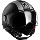 Casque Jet Astyle Basic Noir mat Argent C011
