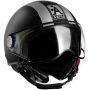 Casque Jet Astyle Basic Noir mat Argent C011