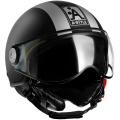 Casque Jet Astyle Basic Noir mat Argent C011
