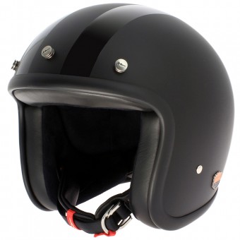 Casque Jet Airborn Steve AB 43 Dual Matt Black Casque Jet Airborn Steve AB 43 Dual Matt Black