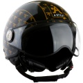 Casque moto Astyle Chic Gramma Marron Brillant