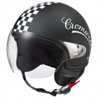 Casque Jet Cromwell Damier Noir Mat Casque Jet Cromwell Damier Noir Mat
