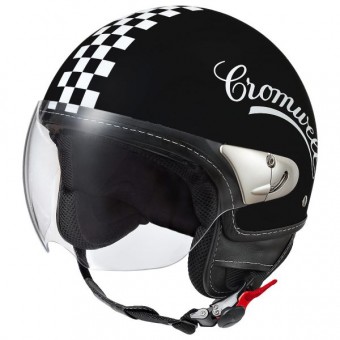 Casque Jet Cromwell Damier Noir