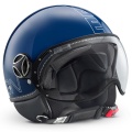 Casque moto Momo Design FGTR Glam Bleu