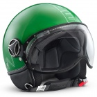 Casque Jet Momo Design FGTR Glam Vert