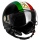 Casque Jet Astyle Italia Tri colore Noir C230