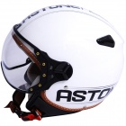 Casque Jet Astone KSR Design Blanc Noir