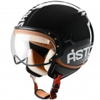 Casque Jet Astone KSR Design Noir Blanc