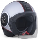 Casque Jet Momo Design Mangusta Argent