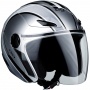 Casque Jet AGV Planet Stripes Silver