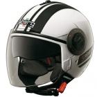 Casque Jet Caberg Riviera V2+ Pure White Black Casque Jet Caberg Riviera V2+ Pure White Black