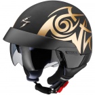 Casque Jet Scorpion EXO 100 Tribal Noir Bronze