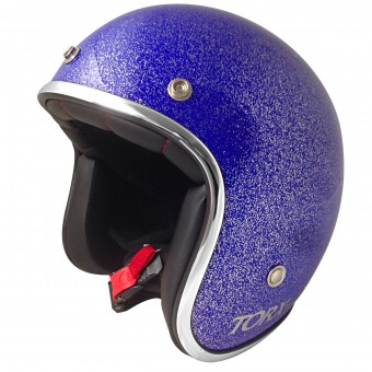 Casque Jet Torx Wyatt Glitter Blue Casque Jet Torx Wyatt Glitter Blue