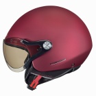 Casque Jet Nexx X60 Vision plus Bordeaux Mat