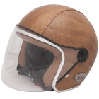 Casque Jet Baruffaldi Zeon Vintage 2.0 Croco Caramel Casque Jet Baruffaldi Zeon Vintage 2.0 Croco Caramel
