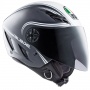 Casque Jet AGV Blade Start Gris Blanc