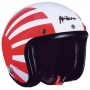 Casque Jet Airborn AB 40 Rouge Blanc