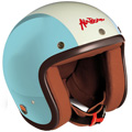 Casque Jet Airborn AB 16 Ciel - Blanc -Ciel