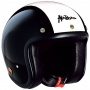 Casque Jet Airborn AB 2 Noir Brillant - Beige