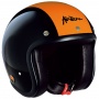 Casque Jet Airborn AB 28 Noir - Orange