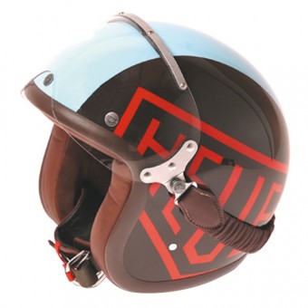 Casque Jet Airborn ABH2 Tag Heuer Vintage Chocolat