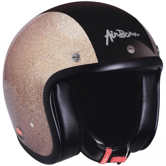 Casque moto Jet AB 34 Or Brillant