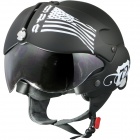 Casque Jet GPA Aircraft 72 Noir Mat