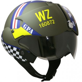 Casque Jet GPA Aircraft Pilot Vert