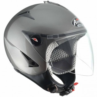 Casque Jet Airoh JT Anthracite Brillant JTAB