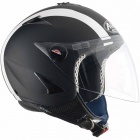 Casque Jet Airoh JT Noir Mat Blanc JTNBL Casque Jet Airoh JT Noir Mat Blanc JTNBL