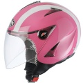 Casque moto Airoh JT Rose Brillant Blanc JTROBL