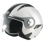 Casque Jet Airoh TR Jet Blanc Brillant Noir TRJBL