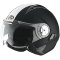Casque Jet Airoh TR Jet  Noir Mat Blanc TRJNO