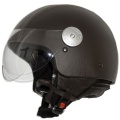 Casque moto Andrea Cardone Vitello Cervo Marron