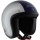 Casque moto Jet AB 4 Silver - Bleu