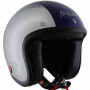 Casque Jet Airborn AB 4 Silver - Bleu