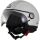 Casque moto Jet AStyle Blanc Argent C090