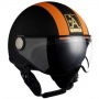 Casque Jet Astyle AStyle Noir Orange C220