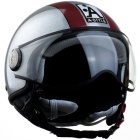 Casque Jet Astyle Glitter Argent Bordeaux C350 Casque Jet Astyle Glitter Argent Bordeaux C350