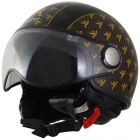 Casque Jet Astyle Chic Gramma Marron Brillant
