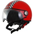 Casque Fashion Astyle AStyle Rouge Damier C150