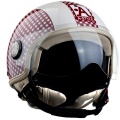 Casque Jet Astyle Chic Vichy Rouge C320
