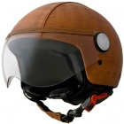 Casque Jet Baruffaldi Zeon Cuir Marron