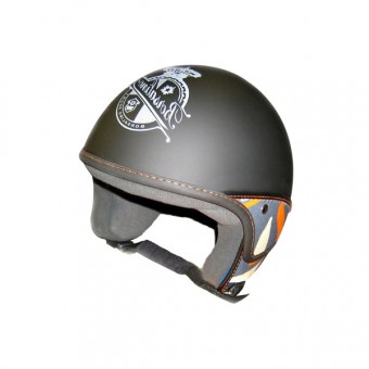 Casque Jet Borsalino Iris Noir mat