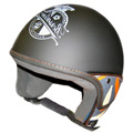 Casque Jet Borsalino Iris Noir mat