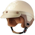 Casque Jet Borsalino Panama crème mat